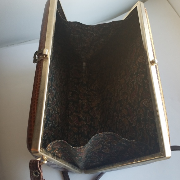 Vintage made in Italy 100% leather crossbody bag - Picture 4 of 8